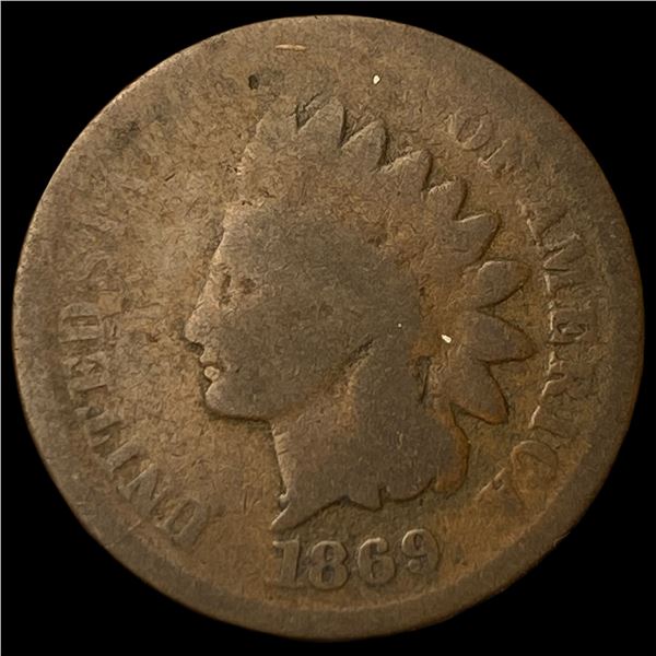 1869 Indian Head Cent NICELY CIRCULATED