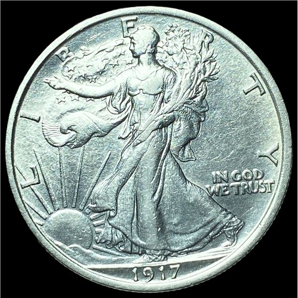 1917-S Silver Walking Liberty Half Dollar UNCIRCULATED