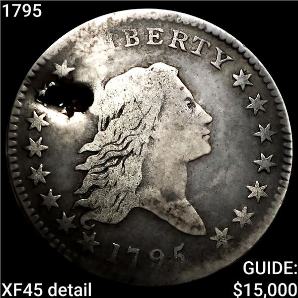 1795 Flowing Hair Half Dollar NEARLY UNCIRCULATED
