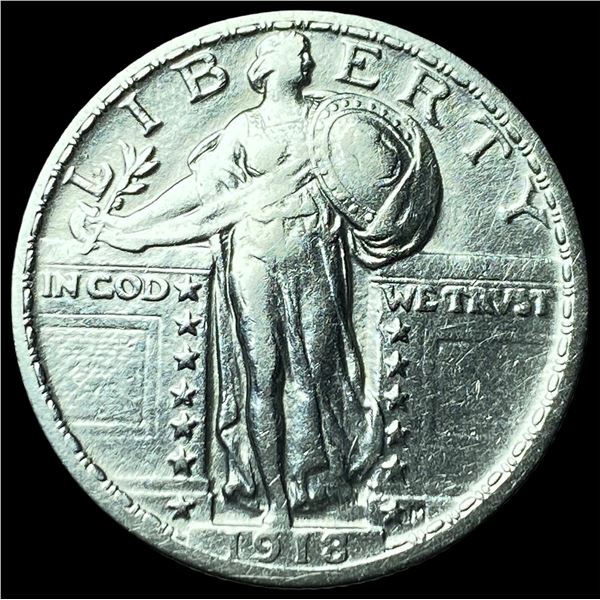 1918 Standing Liberty Quarter CHOICE AU