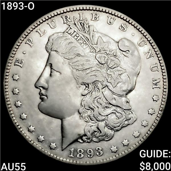 1893-O Morgan Silver Dollar HIGH GRADE