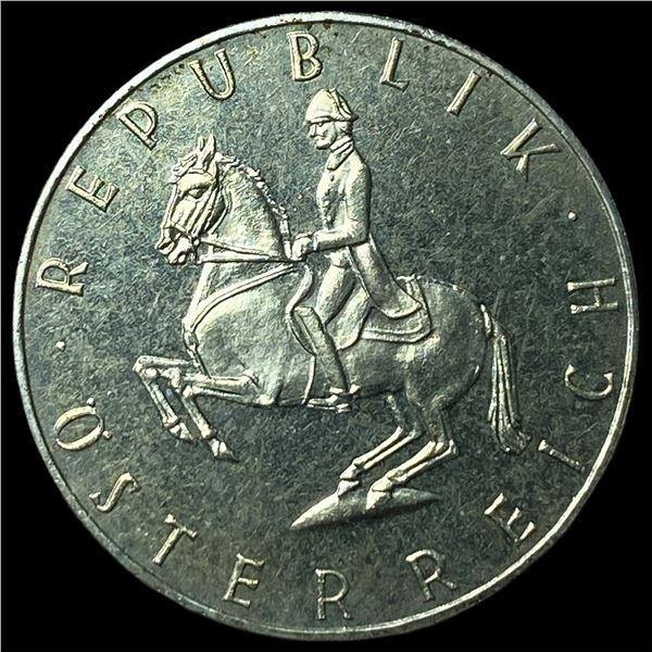 1962 Austria 5 Schilling UNCIRCULATED