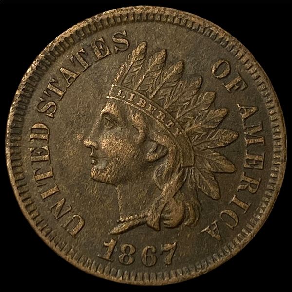 1867 Indian Head Cent CLOSELY UNCIRCULATED