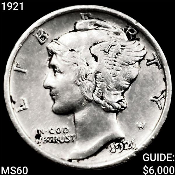 1921 Mercury Dime UNCIRCULATED
