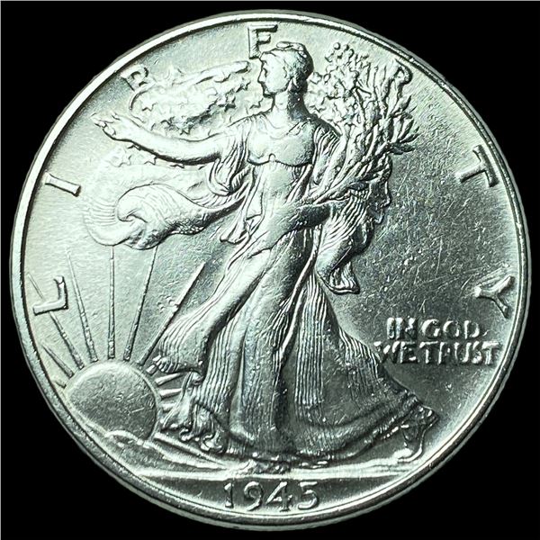 1945-S Silver Half Dollar Walking Liberty UNCIRCULATED
