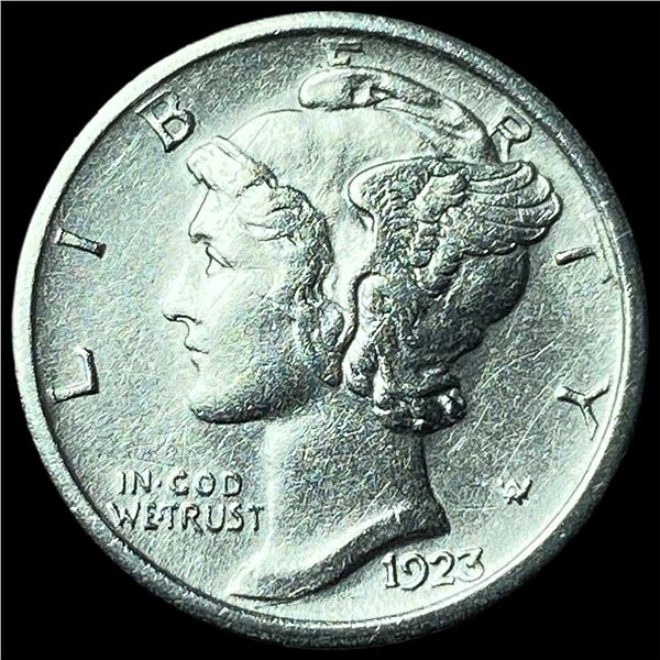 1923-S Silver Mercury Dime CLOSELY UNCIRCULATED