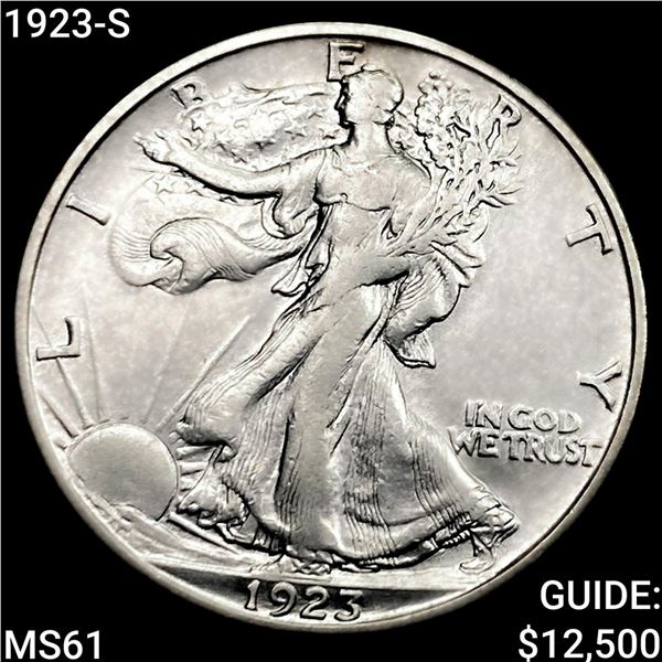 1923-S Walking Liberty Half Dollar UNCIRCULATED