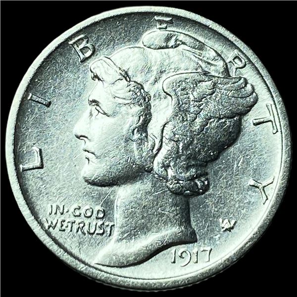 1917-S Silver Mercury Dime UNCIRCULATED