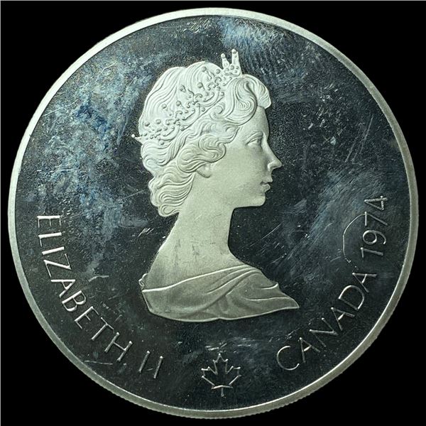1974 Canada Silver 5 Dollars Montreal Olympics UNCIRCULATED