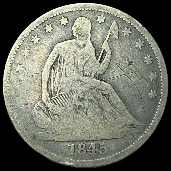 1845-O Silver Half Dollar NICELY CIRCULATED