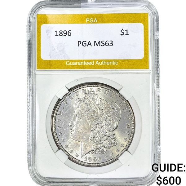 1896 Morgan Silver Dollar PGA MS65