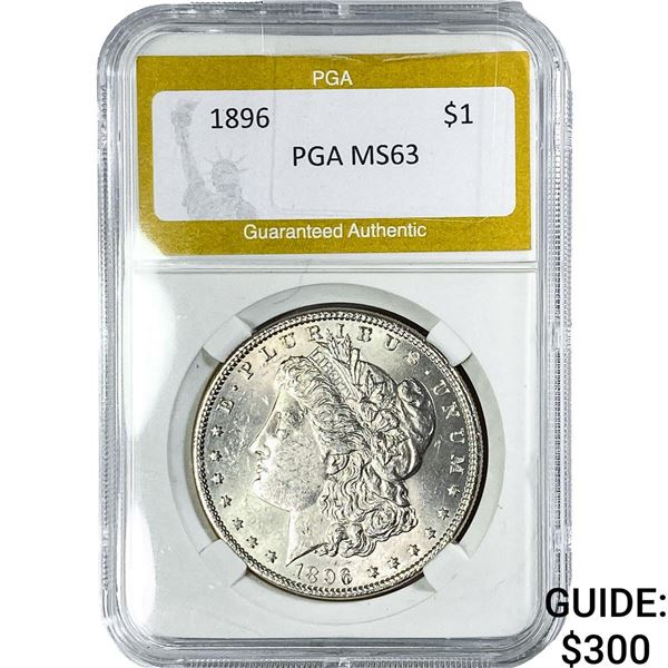 1896 Morgan Silver Dollar PGA MS63