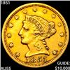 Image 1 : 1851 $2.50 Gold Quarter Eagle HIGH GRADE