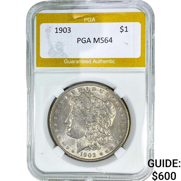 1903 Morgan Silver Dollar PGA MS64