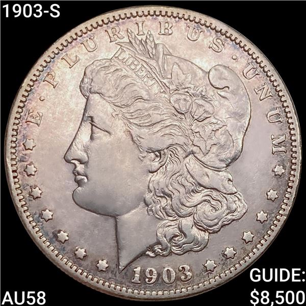 1903-S Morgan Silver Dollar CHOICE AU