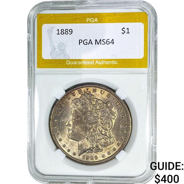 1889 Morgan Silver Dollar PGA MS64