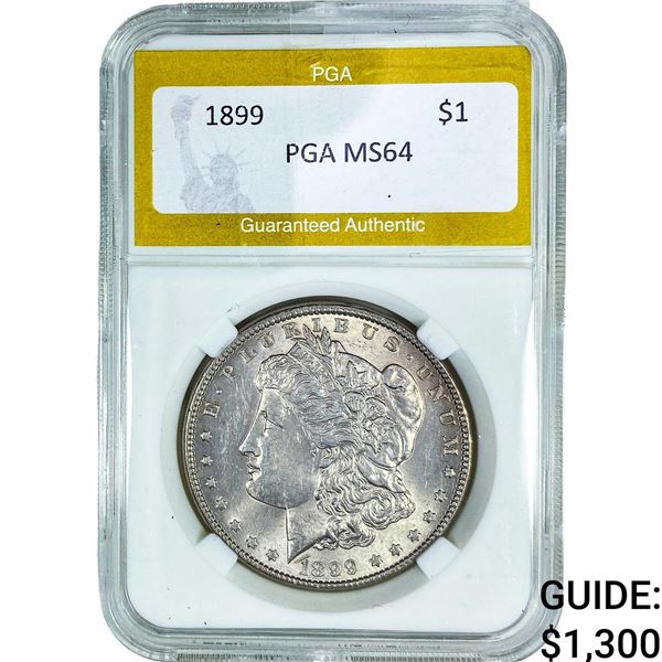 1899 Morgan Silver Dollar PGA MS64