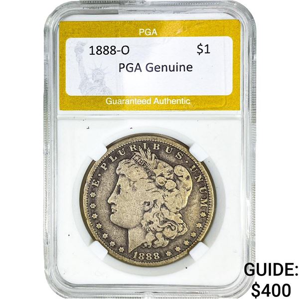 1888-O Morgan Silver Dollar PGA Genuine