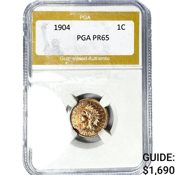 1904 Indian Head Cent PGA PR65