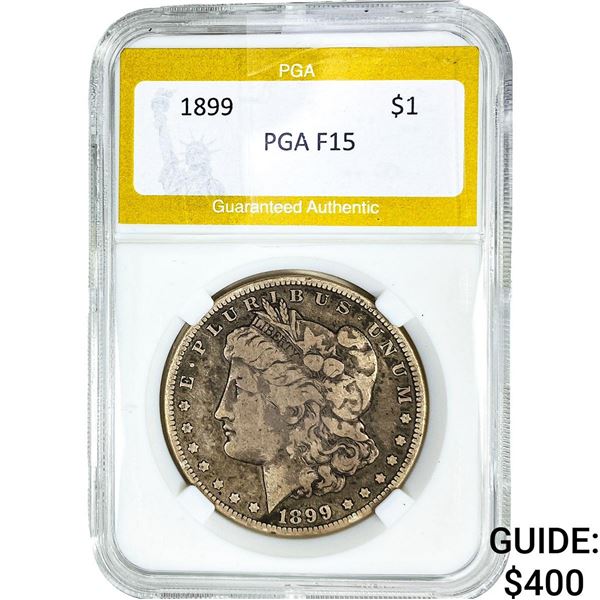 1899 Morgan Silver Dollar PGA F15