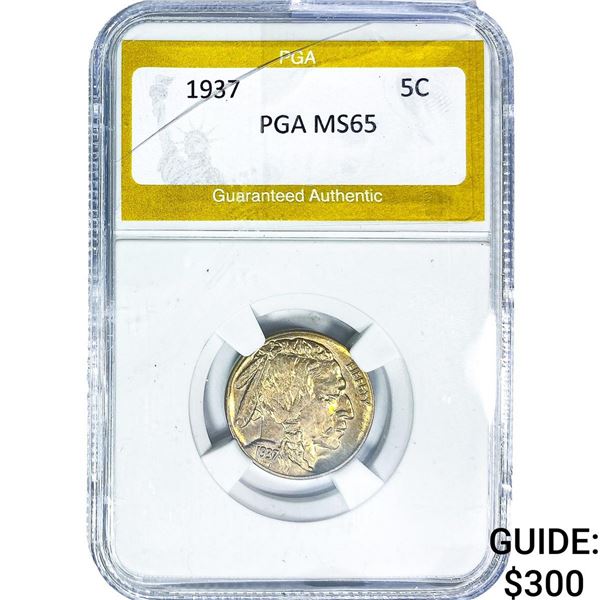 1937 Buffalo Nickel PGA MS65