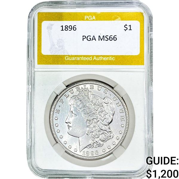 1896 Morgan Silver Dollar PGA MS66