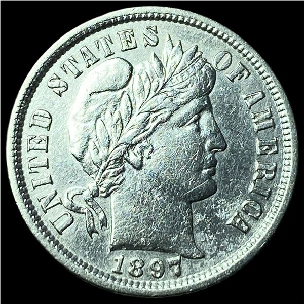 1897 Barber Dime UNCIRCULATED