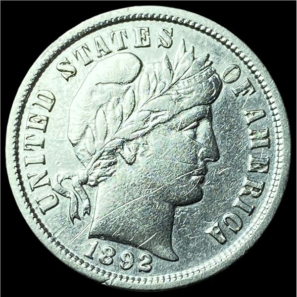 1892 Silver Barber Dime UNCIRCULATED