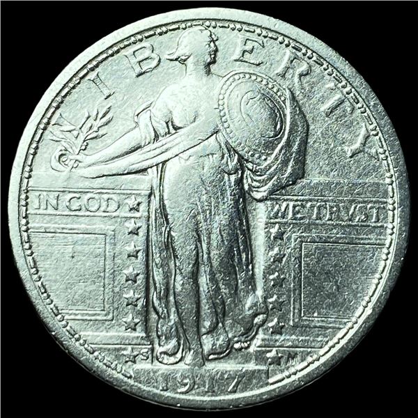 1917-S Type 1 Standing Liberty Quarter CLOSELY UNCIRCULATED