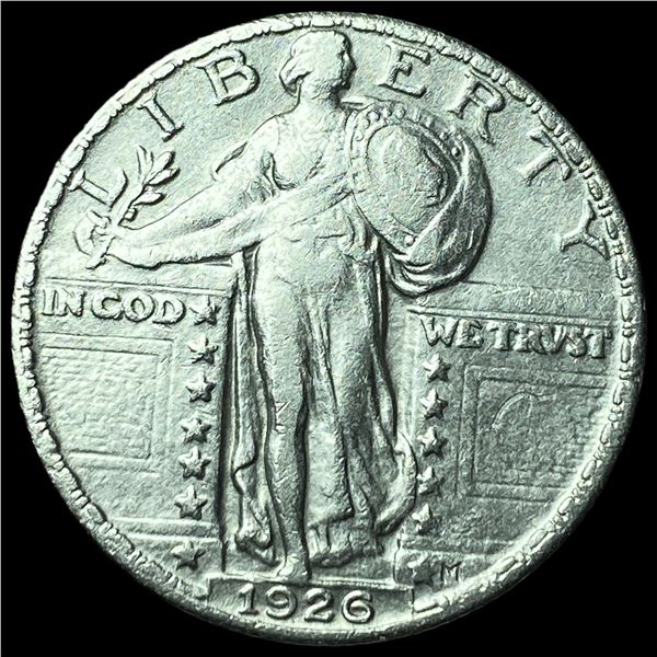 1926 Standing Liberty Silver Quarter CLOSELY UNCIRCULATED