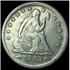 Image 1 : 1853 Arrows Seated Liberty Quarter CLOSELY UNCIRCULATED