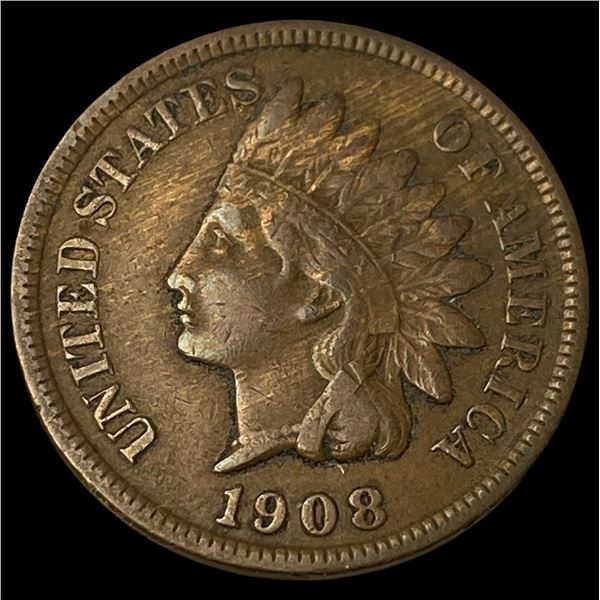 1908-S Indian Head Cent NEARLY UNCIRCULATED