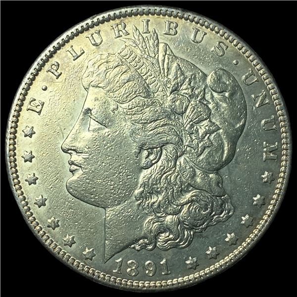 1891-CC Silver Morgan Dollar HIGH GRADE