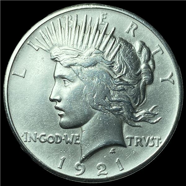 1921 Silver Peace Dollar CHOICE AU