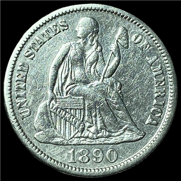 1890 Seated Liberty Dime UNCIRCULATED