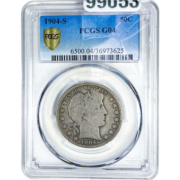 1904-S Barber Half Dollar PCGS G04