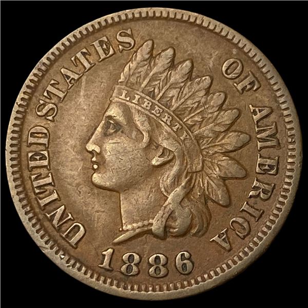 1886 Indian Head Cent CLOSELY UNCIRCULATED