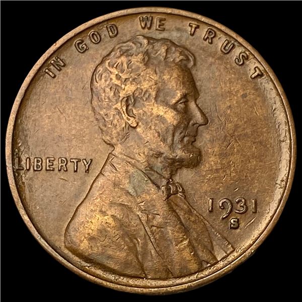 1931-S Lincoln Wheat Cent CLOSELY UNCIRCULATED