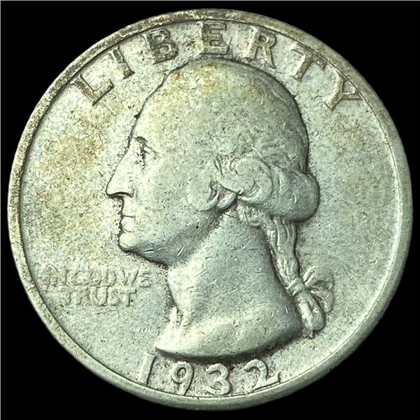 1932-S Silver Washington Quarter NEARLY UNCIRCULATED
