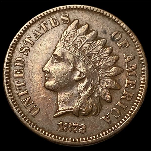 1872 RB Indian Head Cent UNCIRCULATED