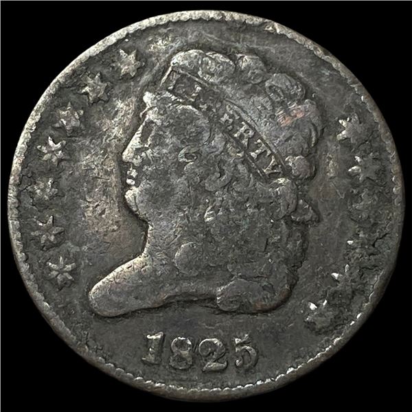 1825 Classic Head Half Cent LIGHTLY  CIRCULATED