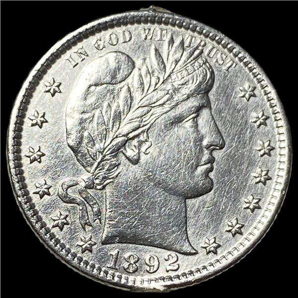 1892 Silver Barber Quarter HIGH GRADE