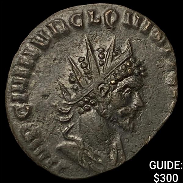 Roman Quintillius 270 AD BI Antoninianus