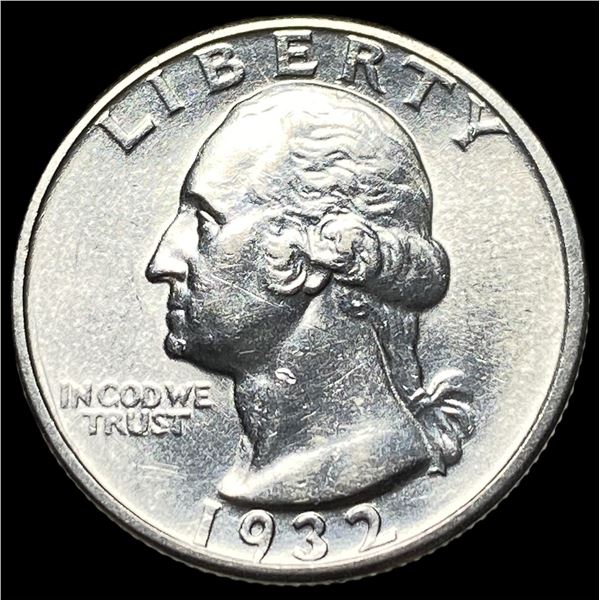 1932-D Silver Washington Quarter GEM BU