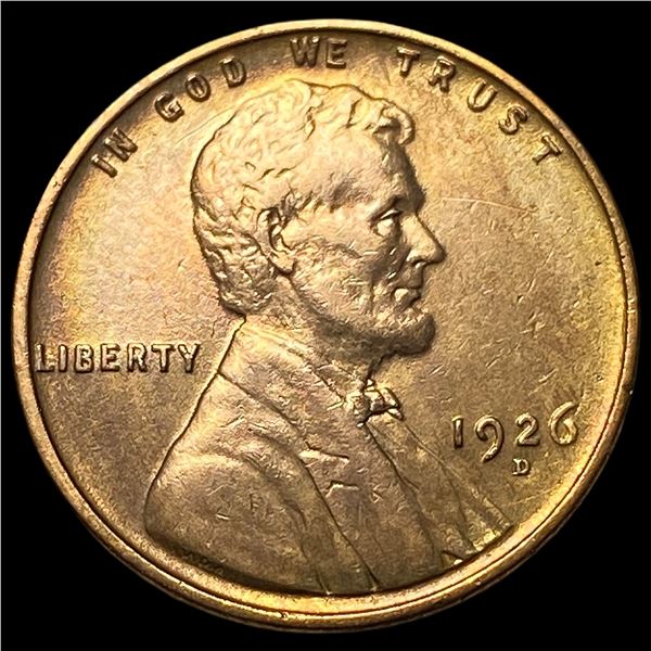 1926-D Lincoln Wheat Cent CHOICE AU