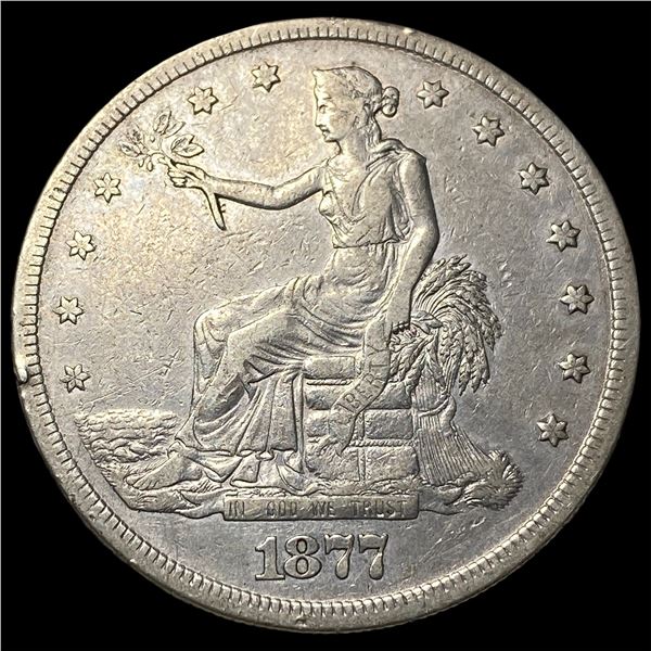 1877-S Silver Trade Dollar CLOSELY  UNCIRCULATED
