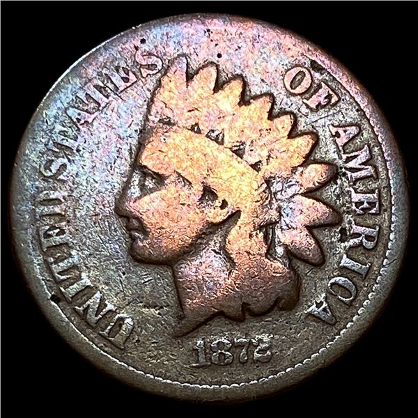 1873 Indian Head Cent NICELY CIRCULATED