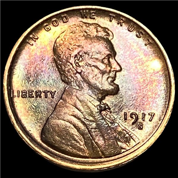 1917-S RB Lincoln Wheat Cent UNCIRCULATED