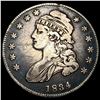 Image 1 : 1834 Capped Bust Silver Half Dollar ABOUT  UNCIRCULATED
