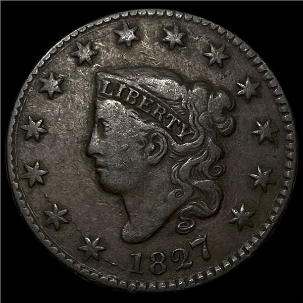 1827 Coronet Head Large Cent HIGH GRADE